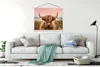 MuchoWow® Textilposter Schottisches Hochlandrind - Kuh - Produktbild-Vorschau 3