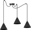 Závěsná lampa Spider Soho černá 3 světla 14cm E14 Náhled obrázku produktu 1
