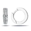 Creolen Diamanten Brillant Schliff Ohrringe 14 Karat Produktbild-Vorschau 3