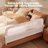 Barrière de lit pliable COSTWAY, barrière de lit avec Voir les images du produit 4