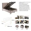 Bambi Boxspringbett 180x200 mit Bettkasten mit Matratzen Produktbild-Vorschau 5