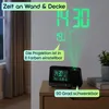 Projektions-Wecker mit Funk-Wetterstation, USB-Port, Produktbild-Vorschau 2