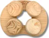 Sauna ergonomische Kopfstütze / Saunakissen Red Cedar Produktbild-Vorschau 2