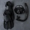 Tauchset Maske mit Schnorchelflossen zum Schwimmen Größen Produktbild-Vorschau 3