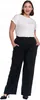 Elegante Damenhose mit hoher Taille aus Leinen Weit und Produktbild-Vorschau 6