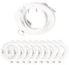 10x Einbaurahmen GU10 SET 3753 white 68mm inkl GU10 Fassung Produktbild-Vorschau 1
