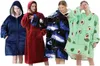 4er Set Kuschelige Hoodie Decke mit Ärmeln, Vielseitiger Produktbild-Vorschau 1