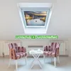 Wallario Lichtschutzbild, Dekorativer Sichtschutz Produktbild-Vorschau 2