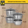 Karl Krüger SM4 Topf-Set Manhattan Edelstahl 4/7-teilig Produktbild-Vorschau 6