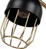 Wandleuchte Metall 3x E14 B: 67 cm lang Schwarz Gold Produktbild-Vorschau 5