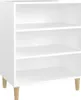 vidaXL Príborník biely 57x35x70 cm Materiál dreva Náhľad obrázku produktu 2