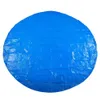 A round blue pool cover is shown from a top-down perspective against a white background. Podgląd zdjęcia produktu