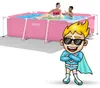 INTEX 28266NP - Pink Rectangular Frame Pool (220x150x60cm) Produktbild-Vorschau 12