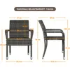Yaheetech 2er Set Rattan Gartenstühle, stapelbar, Produktbild-Vorschau 3