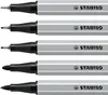 STABILO 89/5-1-20 STABILO ARTY BLACK Pennarelli, nero, 5 Anteprima dell’immagine prodotto 3