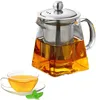 Teekanne Glas Teebereiter mit Edelstahlsieb, Produktbild-Vorschau 1