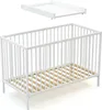 WEBABY - Wickelplan für Babybett MONA Holz Weiß | Produktbild-Vorschau 4