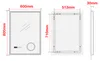LED-Badspiegel ’Lizzano’ mit 120 LEDs Aluminiumrahmen 60 x Produktbild-Vorschau 7