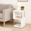Standregal Weiß Regal 30x65x30 cm modernes Bücherregal Produktbild-Vorschau 1