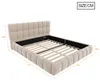 Gestoffeerd bed van 180x200 cm met een gestoffeerd Productafbeelding-voorbeeld 4