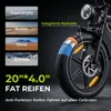 E-Bike Cityrad E6-3.0 Elektrofahrrad 20” x 4 Damen u. Produktbild-Vorschau 4