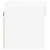 Wand-Nachttisch mit LED-Leuchten Weiß 837113 Produktbild-Vorschau 8