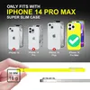 A marketing image showing different iPhone models and indicating which one the case fits. Produktbild-Vorschau