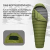 Mumienschlafsack Norskskin Ultralight Green 900 g 220 cm Produktbild-Vorschau 6