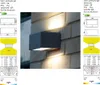 LUTEC Außenwandleuchte Gemini, Anthrazit, 2-fach, Produktbild-Vorschau 17