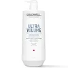 A white bottle of Goldwell Dualsenses Ultra Volume Bodifying Shampoo with a pump dispenser, shown against a white background. Anteprima dell’immagine prodotto