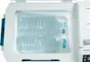 Two plastic bottles filled with water inside a white cooling box. Produktbild-Vorschau