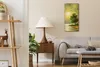 Küche Wohnzimmer Wand Leinwand Uhr 30x60 Mond Meer Produktbild-Vorschau 3