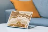 MuchoWow® Laptop Aufkleber Sticker Cover Glitzer - Gold - Produktbild-Vorschau 4