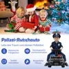 COSTWAY Voiture à pédales Police, véhicule à pédales avec Voir les images du produit 6