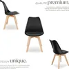 Chaises de salle à manger FRÉDÉRIQUE style scandinave - Voir les images du produit 3
