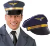 Pilotenmütze Pilotenmütze Flugzeugkapitän Flughafen Produktbild-Vorschau 3