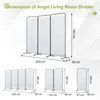 Diagrams showing the dimensions of different configurations of Angel Living Room Dividers. Podgląd zdjęcia produktu