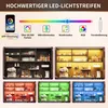 MODFU Hochschrank,Sideboard mit Schubladen und LED Produktbild-Vorschau 4