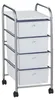Relaxdays Badrollwagen, 4 Schubladen, Metall & Kunststoff, Produktbild-Vorschau 10