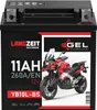 Langzeit Gel Motorradbatterie YB10L-BS 11Ah 12V Produktbild-Vorschau 4
