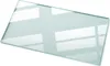 A rectangular glass tabletop is shown from a diagonal angle against a white background. Light reflects off the surface, creating patterns that suggest window panes. Produktbild-Vorschau
