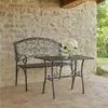 Gartentisch Lily rechteckig Metall Rostoptik mit Produktbild-Vorschau 2