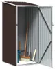 vidaXL Zahradní přístřešek hnědý 87x98x159 cm Pozinkovaná Náhled obrázku produktu 2