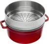 STAUB Kasserolle/Cocotte mit Dampfgarer de Gusseisen, Produktbild-Vorschau 2
