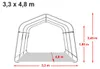 TOOLPORT Abri/Tente Garage Premium 3,3x4,7 m pour Voiture Voir les images du produit 5