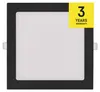 LED-Einbauleuchte NEXXO, quadratisch, silber, 18W, mit Change CCT Produktbild-Vorschau