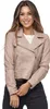 Tazzio Damen Lederjacke F507 Beige L Produktbild-Vorschau 3