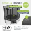 Juskys Trampolin JumpMaster M Ø 183 cm mit Sicherheitsnetz Produktbild-Vorschau 2