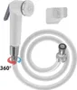 Handbrause für Bidet, mit 120cm weißem Kunststoffschlauch, Produktbild-Vorschau 1