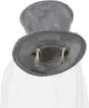 Mini Hut Gothic mit 2 Haarclips Karneval Fasching Halloween Produktbild-Vorschau 2